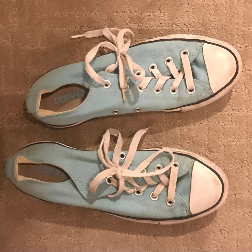 Turquoise converse